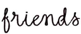 Friends-Schriftzug